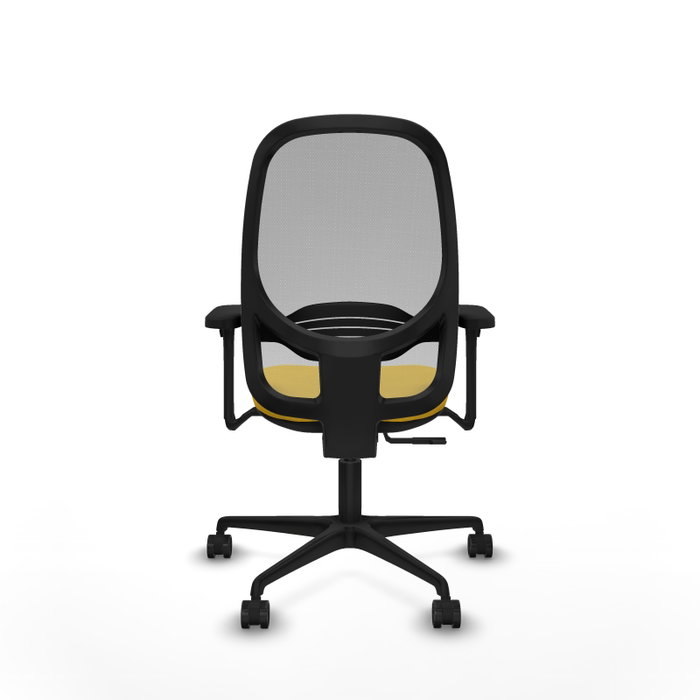 PIQUERAS Y CRESPO Silla de oficina Cilanco con mecanismo Sincro, Amarillo y Gris PIQUERAS Y CRESPO Silla de oficina Cilanco con mecanismo Sincro, Amarillo y Gris