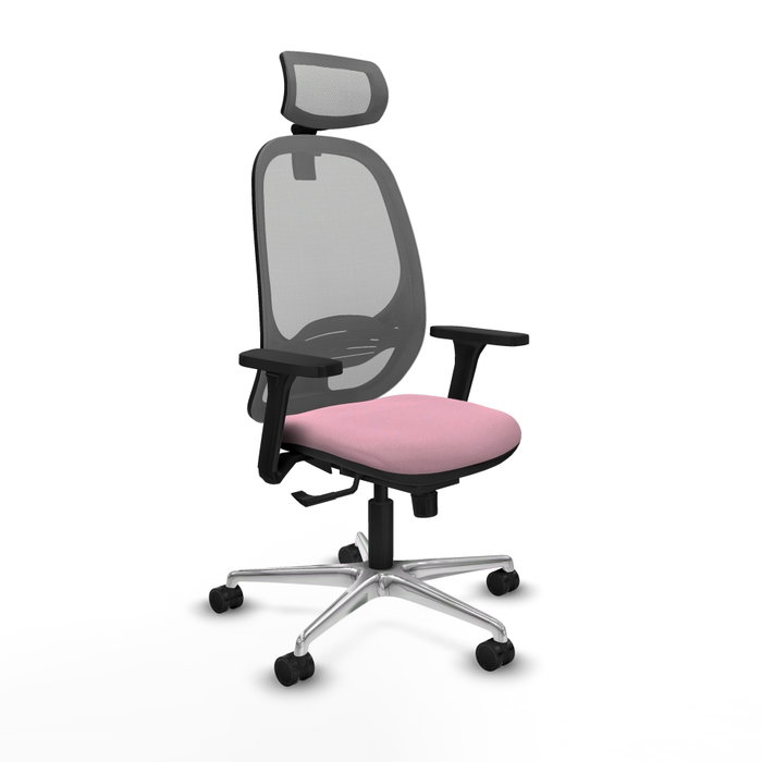 PIQUERAS Y CRESPO Silla de oficina Cilanco Rosa con mecanismo Sincro PIQUERAS Y CRESPO Silla de oficina Cilanco Rosa con mecanismo Sincro