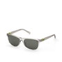 Timberland Gafas de Sol TB9327 20N para Hombre, Montura Gris, Lentes Verdes, 140 mm