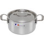 De Buyer Affinity Olla para salsas de acero inoxidable con tapa, 20 cm