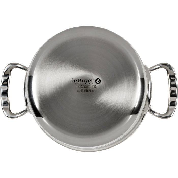 De Buyer Affinity Olla para salsas de acero inoxidable con tapa, 20 cm De Buyer Affinity Olla para salsas de acero inoxidable con tapa, 20 cm
