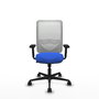 PIQUERAS Y CRESPO Silla de oficina Zulema Azul y Blanco