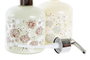 DKD Home Decor Dosificador de Cristal y ABS 350ml (Set de 2, Colores Surtidos)