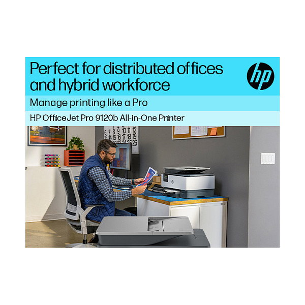 HP Officejet Pro 9120B Multifunción a Color A4