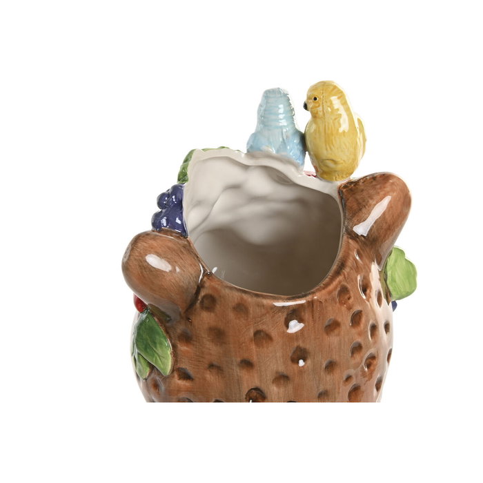 DKD Home Decor Jarrón de Cerámica Animal Marrón 16x16x38 cm DKD Home Decor Jarrón de Cerámica Animal Marrón 16x16x38 cm
