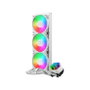 Cooler Master MasterLiquid 360 Core II White Edition Kit Refrigeración Líquida AIO 360mm Ventiladores 3x120mm ARGB PWM para Socket Intel/AMD