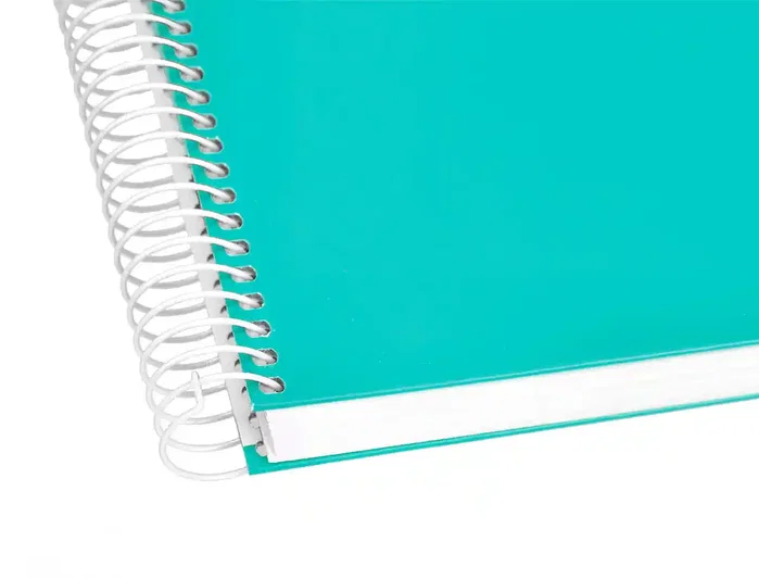 Liderpapel Cuaderno Espiral A4 Micro Crafty Tapa Forrada Turquesa 120h 90gr Cuadro 5mm 5 Bandas 4 Taladros Liderpapel Cuaderno Espiral A4 Micro Crafty Tapa Forrada Turquesa 120h 90gr Cuadro 5mm 5 Bandas 4 Taladros