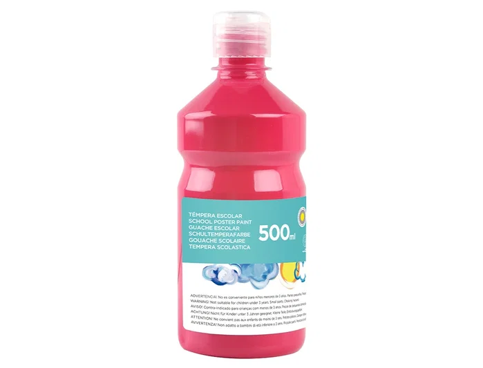Liderpapel Témpera líquida escolar 500 ml fucsia