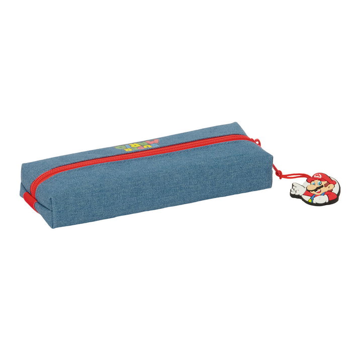 Safta Portatodo Super Mario con Goma Elástica 22cm Safta Portatodo Super Mario con Goma Elástica 22cm