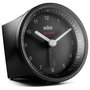 Braun BC 07 B-DCF Funkwecker Reloj Despertador Analógico de Radio, Ø 8 cm, Negro