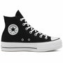 Zapatillas Casual Mujer Converse Chuck Taylor All Star Platform Negro