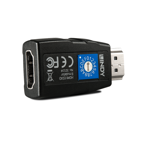 LINDY 32114 Emulador EDID HDMI 2.0 18G 4K60Hz Negro LINDY 32114 Emulador EDID HDMI 2.0 18G 4K60Hz Negro