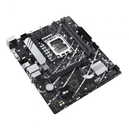 ASUS Prime B760M-K Placa Base Micro ATX Socket LGA1700, Intel B760, DDR5 (Hasta 8000 MHz), PCIe 4.0, 2x M.2, Realtek 2.5Gb Ethernet, Aura Sync RGB
