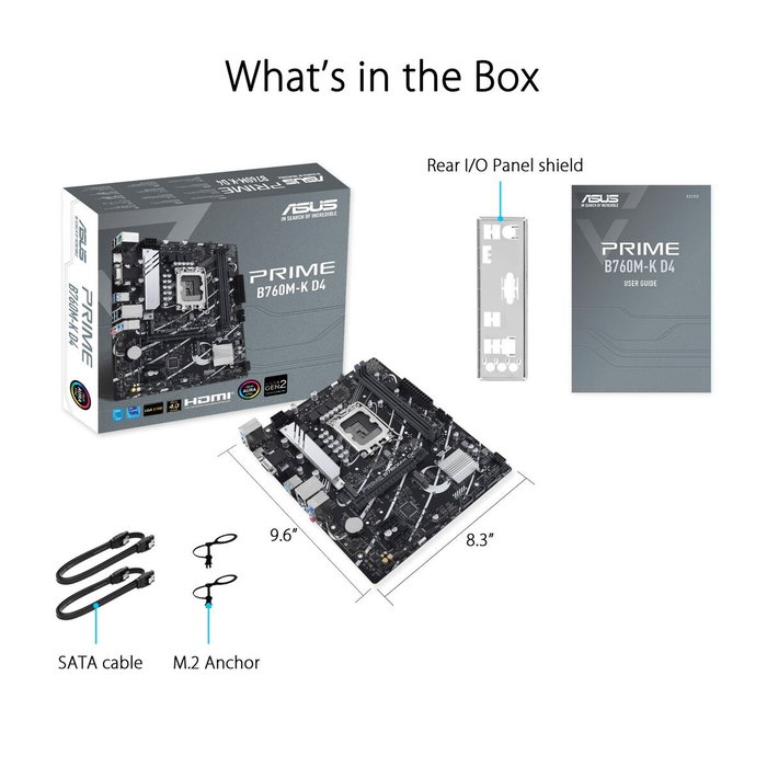 ASUS Prime B760M-K LGA 1700 DDR5 Micro ATX
