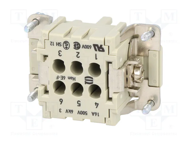 HARTING Han 6E Insert Female Crimp - Conector HDC Hembra