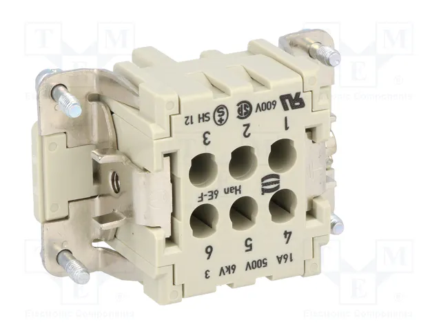 HARTING Han 6E Insert Female Crimp - Conector HDC Hembra