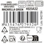 La Mediterranea Taza Macarella Green 100ml, Pack de 48 unidades de la colección Macarella