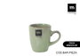 La Mediterranea Taza Macarella Green 100ml, Pack de 48 unidades de la colección Macarella