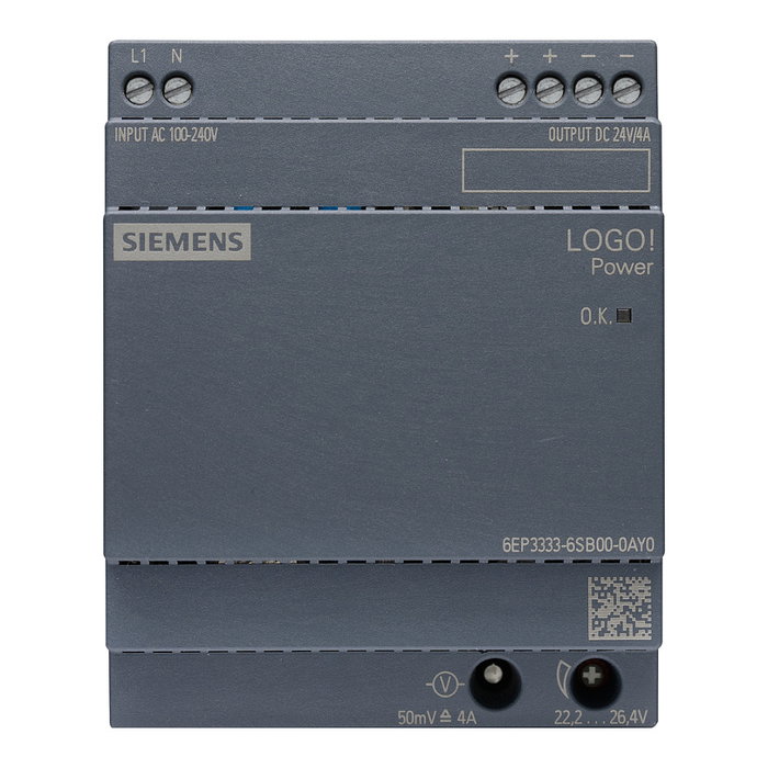 Siemens 6EP3333-6SB00-0AY0 LOGO!POWER 24V 4A Siemens 6EP3333-6SB00-0AY0 LOGO!POWER 24V 4A