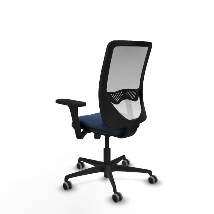 PIQUERAS Y CRESPO Silla de oficina Zulema Azul marino y Blanco