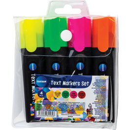 Marcador Fluor Centrum Surtido Estuche De 4