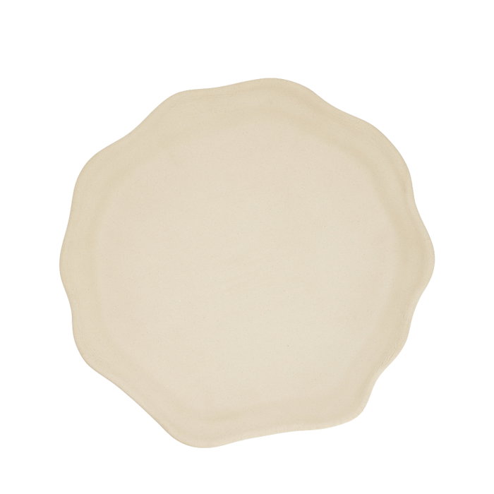 Summa Plato Llano Oyster Crema 27 cm (Set de 6)