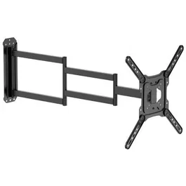 Aisens Soporte de Pared Giratorio, Inclinable, Nivelable WT65TSLE-385 para Monitores y TV de 23-65 Pulgadas hasta 35kg Negro
