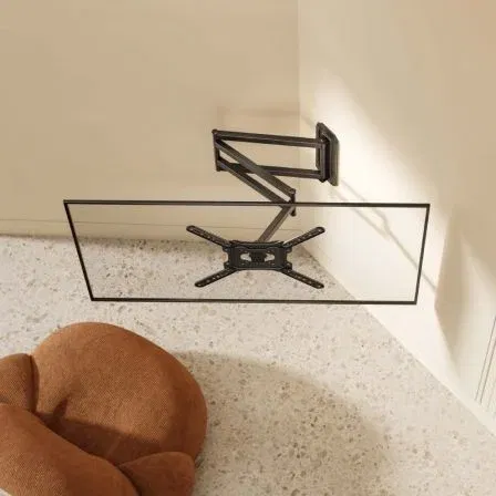 Aisens Soporte de Pared Giratorio, Inclinable, Nivelable WT65TSLE-385 para Monitores y TV de 23-65 Pulgadas hasta 35kg Negro