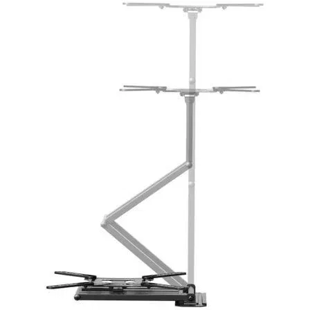 Aisens Soporte de Pared Giratorio, Inclinable, Nivelable WT65TSLE-385 para Monitores y TV de 23-65 Pulgadas hasta 35kg Negro