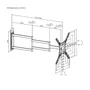 Aisens Soporte de Pared ECO WT65TSLE-385 Giratorio e Inclinable para TV de 23-65 pulgadas