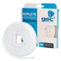 GSC Evolution Burlete de silicona adhesivo 9mm 6M Blanco
