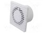 ORNO Ventilador axial de 230V AC Blanco