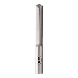 Bluemaster Broca Cuadrada Metal Duro Ø6 x 60 mm para Cerrajeros Taladrar Bombillos