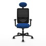 PIQUERAS Y CRESPO Silla de oficina Zulema Azul y Negro