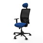 PIQUERAS Y CRESPO Silla de oficina Zulema Azul y Negro