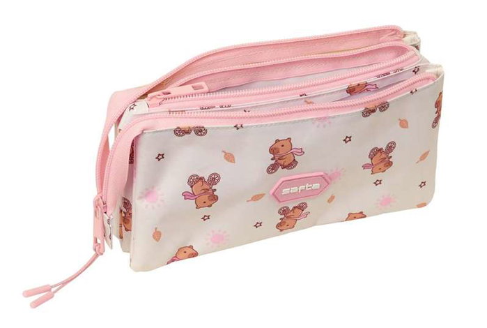 Safta Portatodo Triple Organizador Porta Objetos con Compartimentos 22 x 12 x 3 cm