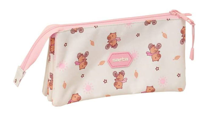 Safta Portatodo Triple Organizador Porta Objetos con Compartimentos 22 x 12 x 3 cm