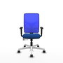 PIQUERAS Y CRESPO Silla de oficina Motilla Azul con mecanismo Sincro/Traslack