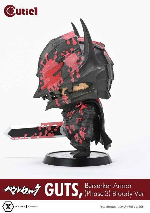 Berserk Minifigura Cutie1 PVC Guts Berserker Armor (Phase 3) Bloody Ver. 12 cm