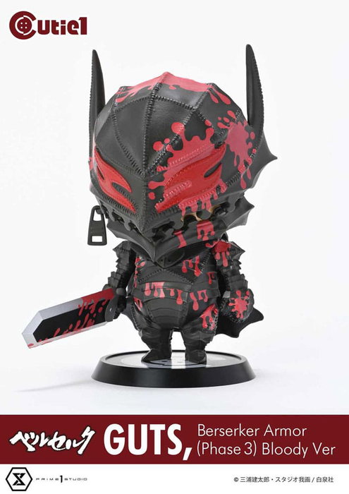 Berserk Minifigura Cutie1 PVC Guts Berserker Armor (Phase 3) Bloody Ver. 12 cm