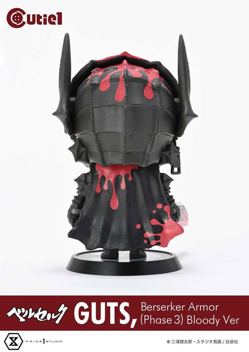 Berserk Minifigura Cutie1 PVC Guts Berserker Armor (Phase 3) Bloody Ver. 12 cm
