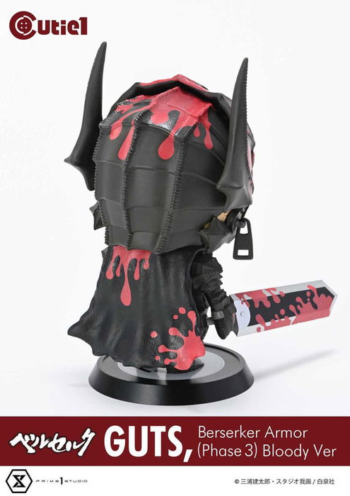 Berserk Minifigura Cutie1 PVC Guts Berserker Armor (Phase 3) Bloody Ver. 12 cm