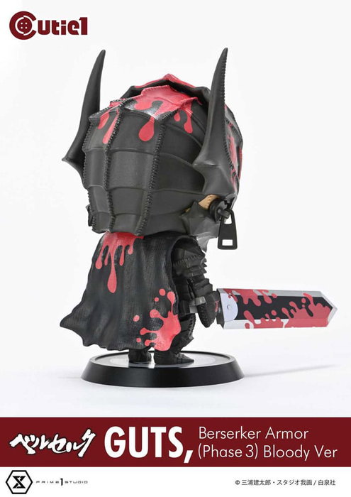 Berserk Minifigura Cutie1 PVC Guts Berserker Armor (Phase 3) Bloody Ver. 12 cm