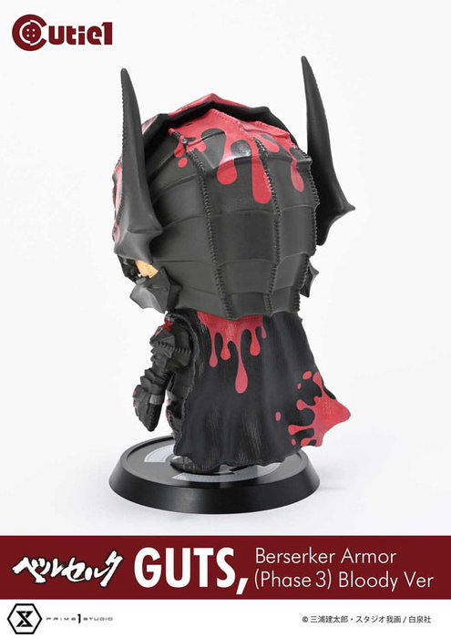 Berserk Minifigura Cutie1 PVC Guts Berserker Armor (Phase 3) Bloody Ver. 12 cm