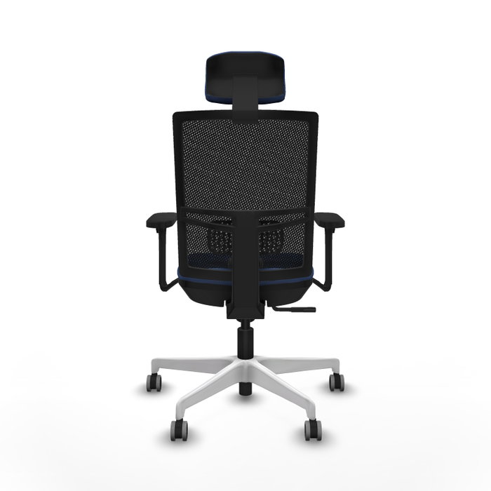 PIQUERAS Y CRESPO Silla de oficina Yunquera con mecanismo Sincro, Azul marino y Negro PIQUERAS Y CRESPO Silla de oficina Yunquera con mecanismo Sincro, Azul marino y Negro