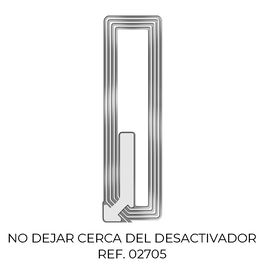 Checkpoint 7223155 Pack 2000 Etiquetas Anti Robo 3210 Transparente 80 Mhz 1,9x6,5cm