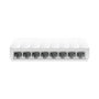 TP-Link LS1008 LiteWave, Switch de 8 Puertos Gigabit Fast Ethernet 10/100 Mbps No Administrado, 1.6 Gbps, Blanco