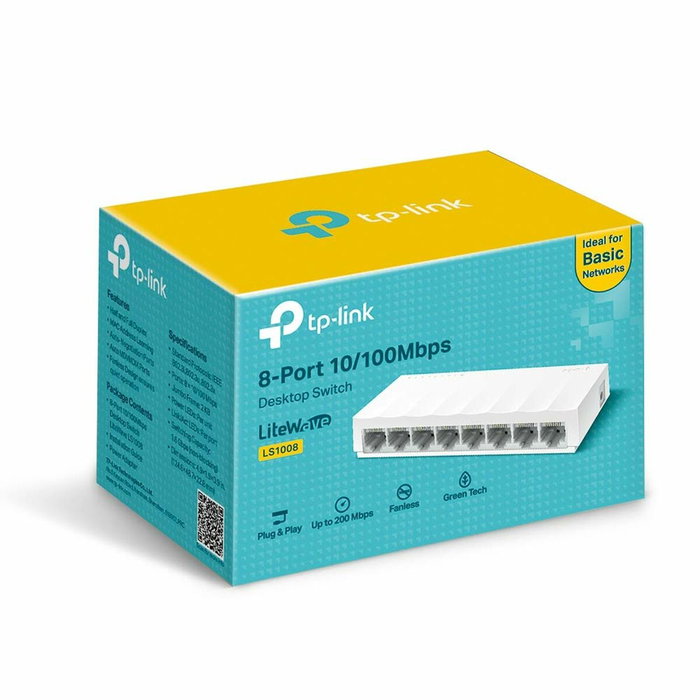 TP-Link LiteWave LS1008 Switch de 8 puertos Fast Ethernet