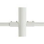 DKD Home Decor Lámpara de Techo de Metal y Cristal con Bolas Blancas