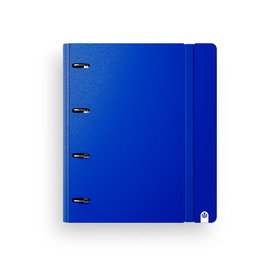 Carpebloc Carchivo Foam Style Pp A4+ 4 An.Mixtas 35Mm Con Rec. 100 Hj. Cuadric.4X4 Azul